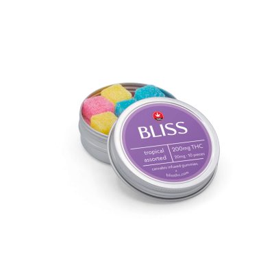 Bliss Tropical Assorted THC Gummies Edibles UK