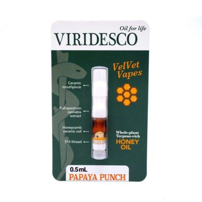 Buy VIRIDESCO: Honey Oil 0.5mL Cartridges UK