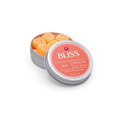 Bliss Peach THC Gummies Edibles UK