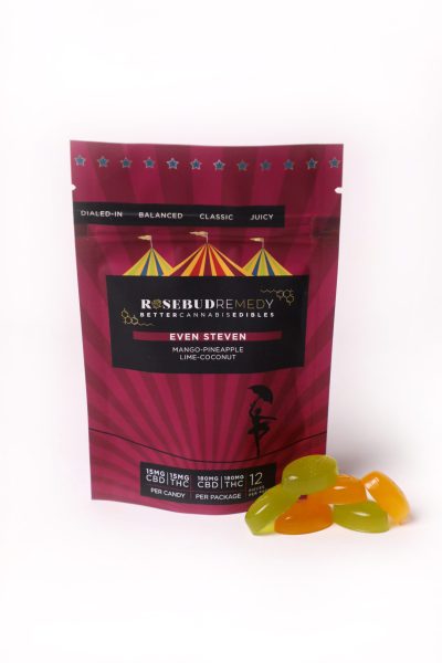 Buy RoseBud Remedy Even Steven Gummy Candy Edibles UK(THC & CBD)