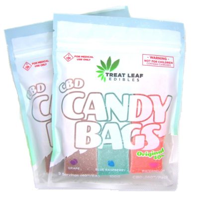 Buy Treat Leaf Edibles “CBD” Candy Bags 40mg (9-Pack Gummy)