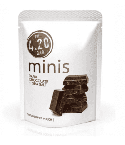 10:1 CBD Dark Chocolate UK + Sea Salt [10pk] (100mg CBD/10mg THC)