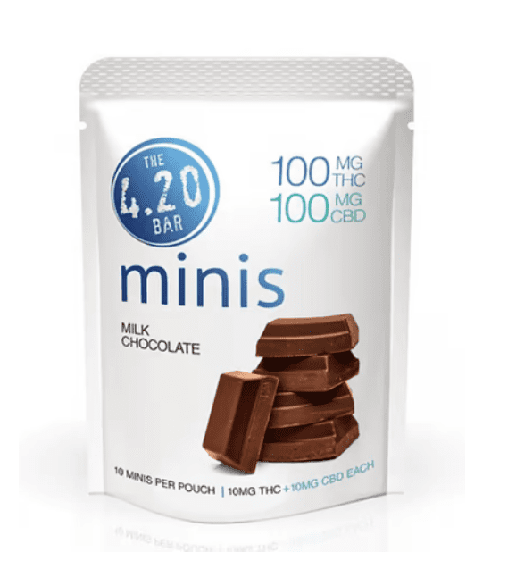 1:1 Milk Chocolate [10pk] UK (100mg CBD/100mg THC)