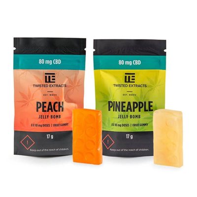 80mg CBD JELLY BOMBS – Twisted Extracts UK